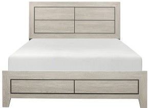Mazin Furniture Quinby Brown Eastern King Bed-1