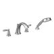 Moen® Brantford Chrome Two-Handle Low Arc Roman Tub Faucet-0