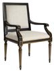 Century® Barrington Antique Black/Natural Dining Arm Chair-0