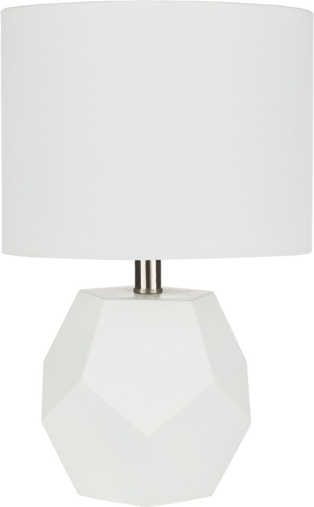 Surya Kelsey White Lamp-0