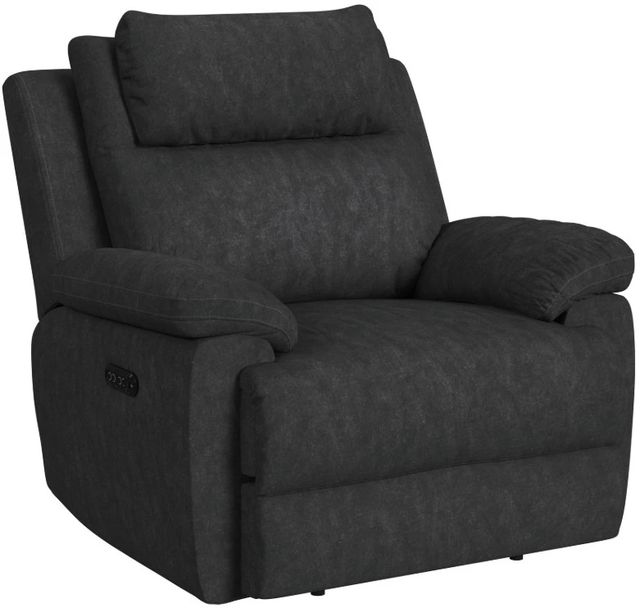 Elements International Regal Explore Charcoal Power Recliner-0