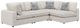 Coaster® Serene 4-Piece Beige Modular Sectional-0