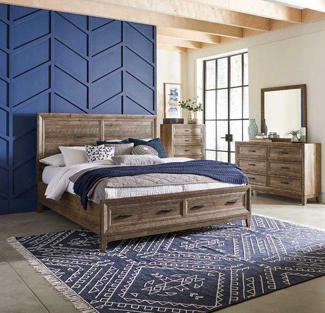 Liberty Furniture Ridgecrest 4-Piece Cobblestone Queen Bedroom Set with Chest-1
