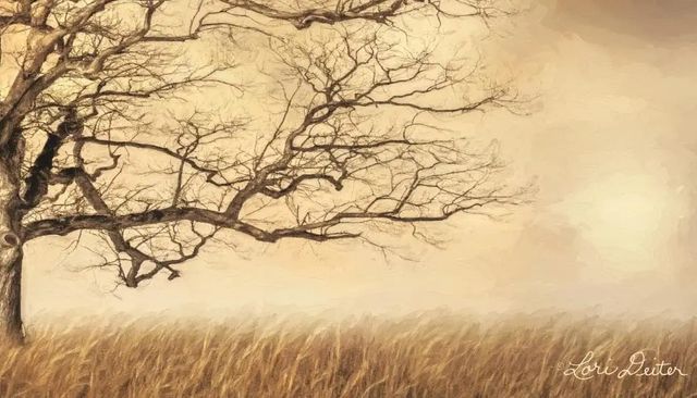 Classy Art Golden Tree by Lori Deiter Wall Art-1