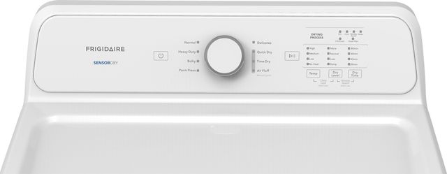 Frigidaire® 7 Cu. Ft. White Front Load Electric Dryer-3