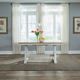 Liberty Furniture Lindsey Farm Sandstone Trestle Table with Weathered White Base-1