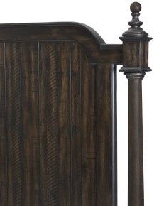 Mazin Furniture Cardano Driftwood Charcoal Eastern King Low Post Bed-2