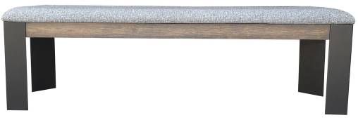Parker House® Cedar Fork Gray/Smoked Arabica Dining Bench-2