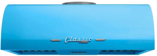 Unique® Appliances Classic Retro 24" Robin Egg Blue Wall Mounted Range Hood-0