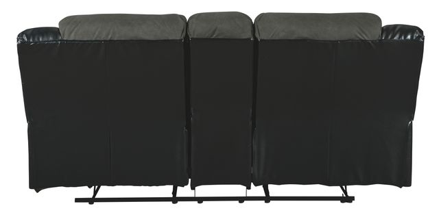 Signature Design by Ashley® Earhart Slate Double Reclining Loveseat with Console-2
