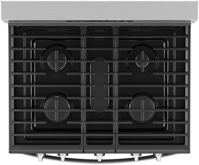 Whirlpool® 30" Fingerprint Resistant Stainless Steel Freestanding Gas Range with Air Cooking Technology-4