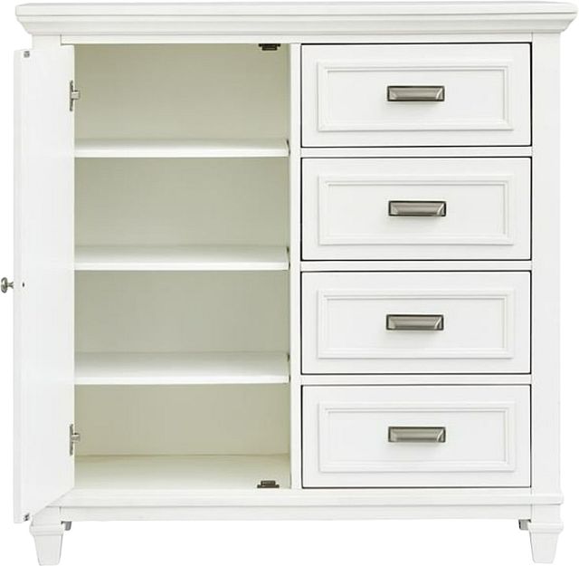 Magnussen Home® Charleston White Dove 1-Door 4-Drawer Chest-3