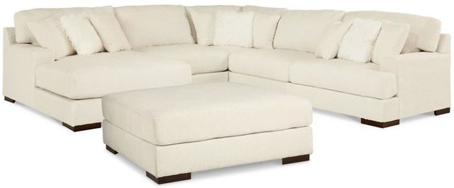 Signature Design by Ashley® Zada 2-Piece Ivory Living Room Seating Set-0