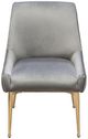 Diamond Sofa® Quinn 2-Piece Brushed Gold/Grey Dining Chair Set-1