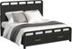 Elements International Ridgemont Black King Panel Storage Bed-0