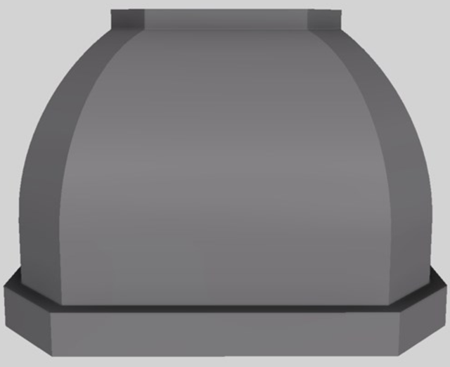 Vent-A-Hood® Designer Series 42" Gunsmoke Wall Mounted Range Hood-0