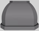 Vent-A-Hood® Designer Series 42" Gunsmoke Wall Mounted Range Hood-0