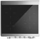 Ilve® Majestic III 30" Graphite Matte Pro Style Induction Range with Solid Door and Chrome Trim-4