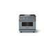 Viking® 5 Series 36" Novembery Sky Pro Style Dual Fuel (NG) Range with Polished Chrome Trim-3