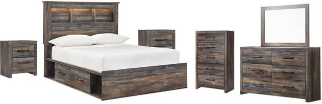 Signature Design by Ashley® Drystan 6-Piece Multi Full Bookcase Bed Set-0