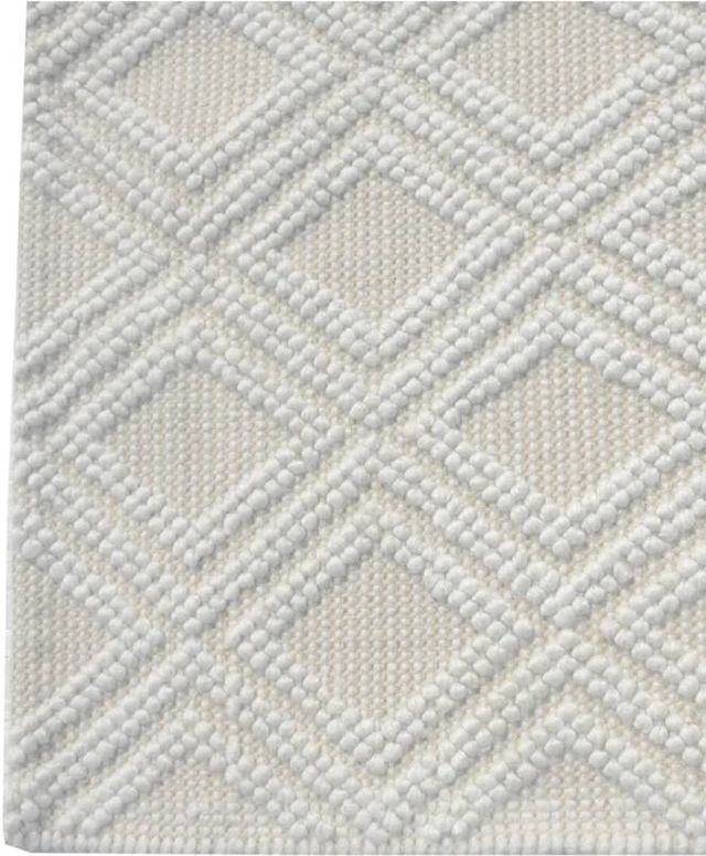 KAS Rugs Chloe Ivory Natural Diamond 5'x7' Area Rug-2