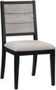 Coaster® Elodie 2-Piece Black/Dove Grey Upholstered Dining Side Chair Set-0