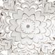 Olliix by Madison Park Medallion Trio 3 Natural/White Wood Wall Decoration Set-2