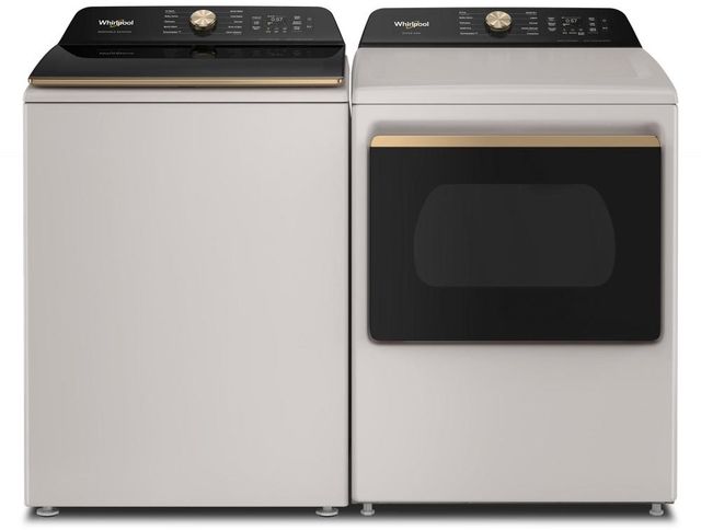 Whirlpool® Fresh Linen Top Load Washer & Electric Dryer Laundry Pair-0