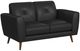 Elements International Sonata Ling Dian Black Loveseat-0