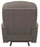 La-Z-Boy® Jasper Stone Leather Power Rocking Recliner with Headrest and Lumbar-4