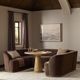 Four Hands Dorset 3-Piece Surrey Mink U-Shape Banquette-1