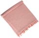 A & B Home Pink Decorative Throw Blanket with Dark Tassels-0