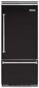 Viking® 5 Series 36 in. 20.4 Cu. Ft. Onyx Built In Counter Depth Bottom Freezer Refrigerator-0