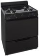 Premier 30" Black Freestanding Gas Range-1