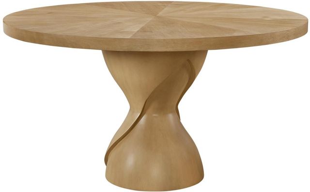 Bernards Tapestry Honeycomb Round Pedestal Dining Table-0