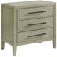 Elements International Versailles Contemporary Gray Nightstand-0