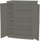 Crate Designs™ Furniture Graphite Lacquer Top Small Shelf Armoire-0