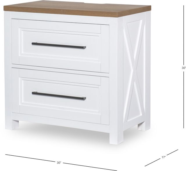 Legacy Classic Franklin Natural White Nightstand-2