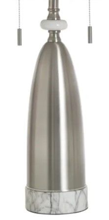 StyleCraft Dakota Silver Table Lamp-2