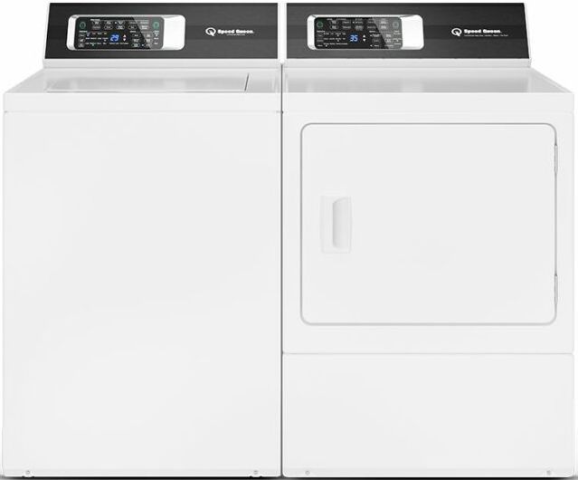 Speed Queen® DR7 7.0 Cu. Ft. White Front Load Electric Dryer-5