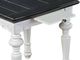 Sunny Designs™ European Cottage Weathered Brown End Table with Antique White Base-3