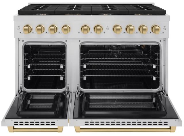 ZLINE Autograph Edition 48" Stainless Steel Pro Style Gas Range-1