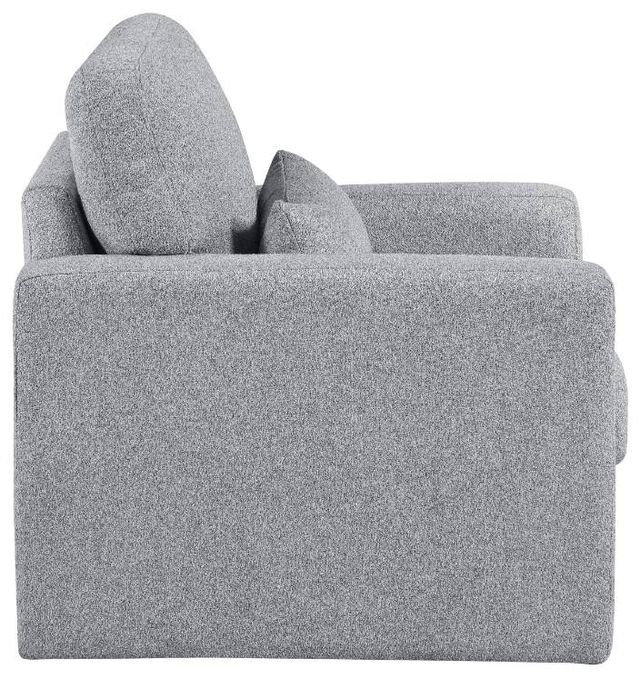 Homelegance® Pompano Gray Swivel Accent Chair-3