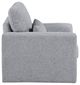 Homelegance® Pompano Gray Swivel Accent Chair-3
