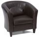 Dynasty Furniture Dark Brown Accent Chair-0