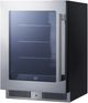 Summit® 24" 4.7 Cu. Ft. Stainless Steel Built-In Beverage Center-1
