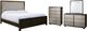 Signature Design by Ashley® Maretto 4-Piece Two-tone King Upholstered Panel Bed Set-0
