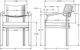 Amisco Customizable Jonas Dining Arm Chair-1