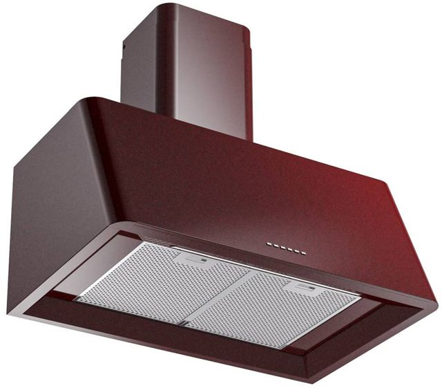 Ilve® Nostalgie II Series 30" Burgundy Wall Mounted Range Hood-1