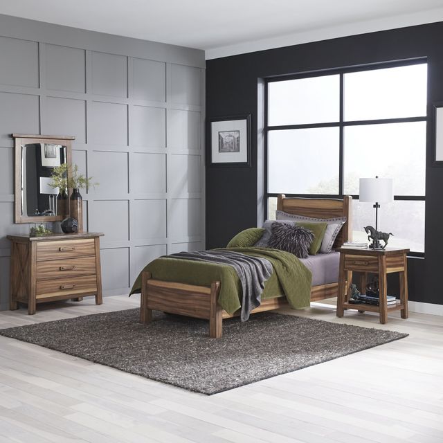 homestyles® Forest Retreat 4-Piece Brown Twin Bedroom Set-1
